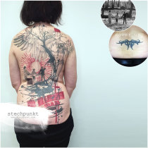Trash Polka Engel Memento Mori Children Cover Up Tatoo