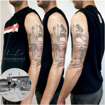 Trash Polka Vater und Sohn FSV Zwickau Tattoo