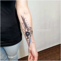 Trash Polka Kassette Musik Tattoo
