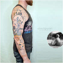 Trash Aquarell Dreieck Kinder Fibonacci Muelsen Tattoo