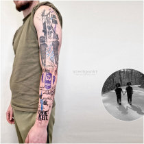 Trash Zwillinge Soehne  FC Erzgebirge Aue Tattoo