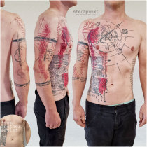 Trash Geometrik Tattoo